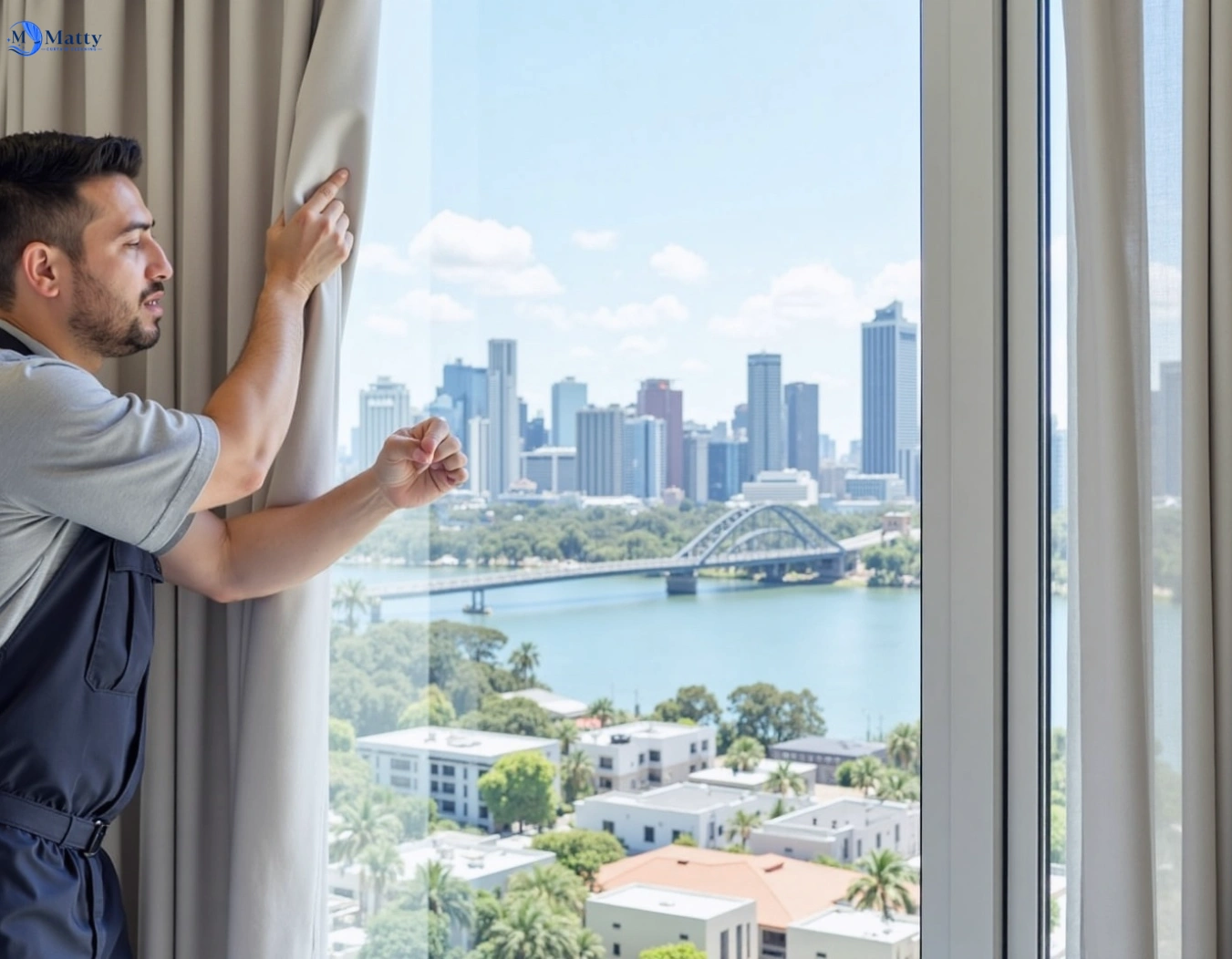 Professional curtain steam cleaning service jannali-nsw QLD by Matty Curtain Cleaning