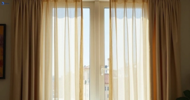 Dull dusty drapes in jannali-nsw before professional cleaning
